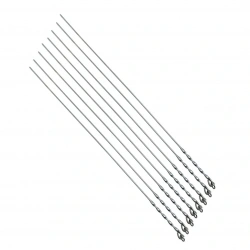 İBİCO C-700 ( CİĞER & DOMATES ) ( İNCE YASSI & BURGULU ) ( 50CM ) METAL MANGAL ŞİŞİ*100X5