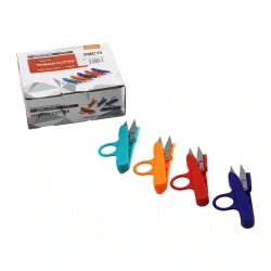 İBİCO İ20-013 GREAT KNIVES TC-800 TEKSTİL & İPLİK MAKASI ( RENKLİ PLASTİK SAPLI )*12X48