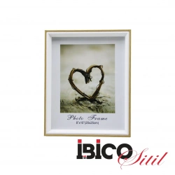 İBİCO İ12-033 ( 8X10 20X25CM ) ( KALIN & LUX BAMBU & ÇİFT RENK ÇERÇEVE ) AHŞAP RESİM ÇERÇEVESİ*36=K
