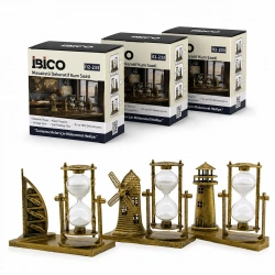 İBİCO İ12-233 MASAÜSTÜ DEKORATİF KUM SAATİ PLASTİK & SÜS EŞYASI*60
