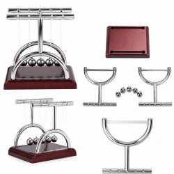 İBİCO İ12-258 BALANCE BALLS ( ORTA ) NEWTON &  METAL DENGE TOPLARI ( MASA ÜSTÜ )*72