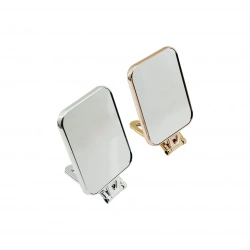 İBİCO İ15-017 -950-3 ( DİKDÖRTGEN ) ( 15X11.5CM ) MAKYAJ AYNASI ( ÇİFT TARAFLI ) ( BRONZ & GÜMÜŞ PLS.ÇERÇEVE ) ( KATLANIR AYAKLI )*72