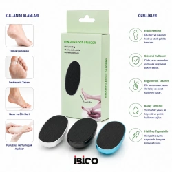 İBİCO İ15-077 PENGUIN FOOT GRINDER AYAK & TOPUK TÖRPÜ RENKLİ*400