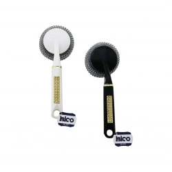 İBİCO İ21-107 BULAŞIK TEMİZLİK TOP TEL ( SİYAH & BEYAZ PLASTİK SAPLI )*50X10