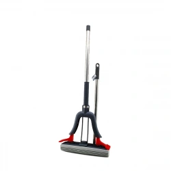 İBİCO İ21-117 MOP ( KENDİNDEN SIKMALI ) PVA SÜNGER MOP & KELEBEK MOP ( KROM SAP = 100CM + PLASTİK BAŞLIK=120CM )*40