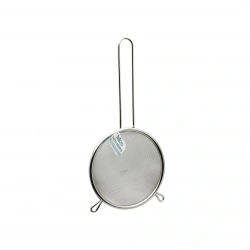 İBİCO İ22-300 ( 16CM ) ( METAL SAPLI ) ( 2 KULAKLI ) TEL SÜZGEÇ ( SAP: 15CM )*12X20