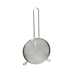 İBİCO İ22-301 ( 20CM ) ( METAL SAPLI ) ( 2 KULAKLI ) TEL SÜZGEÇ ( SAP: 15.5CM )*12X20