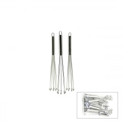 İBİCO İ22-358 ( 8-BONCUK UÇLU ) METAL ÇIRPICI ( KROM SAP ) ( UÇLARI=İT TOPLA & ÇEK AÇ ) ( UÇ=13.5CM& SAP:11.5CM )*12X20*12X20