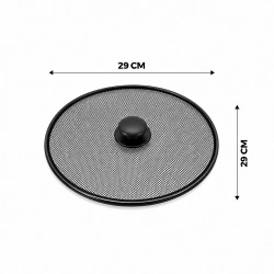 İBİCO İ22-419 ( KULPLU ) ( 29CM ) TEL YAĞ SIÇRATMAZ ( METAL ÇERÇEVE )*12X12