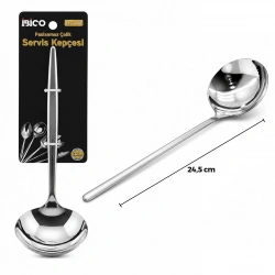 İBİCO İ22-448 ( 24.5CM ) ( KROM ) ( METAL ) ( SERVİS KEPÇE )*12X10