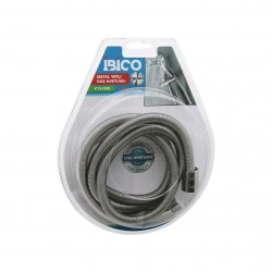 İBİCO K13-029 ( METAL YAYLI ) DUŞ HORTUMU ( 150CM ) ( VAKUMLU AMBALAJ ) ( ANTİ TWİST=DOLANMAZ-KIVRILMAZ-KOPMAZ )*72