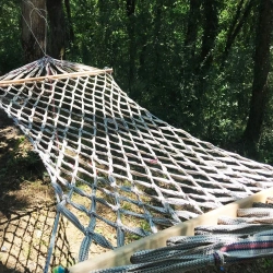 KRT-1020 ( LÜKS  ( KOLON RENKLİ İP ) HAMAK ( ÇİFT KİŞİLİK ) ( TAŞIMA KAPASİTE: 250KG )*5=K