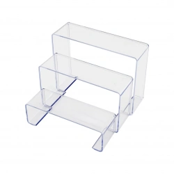 DOLLY Y-118  ( 3 BOY & BASAMAK ) ÜRÜN SUNUM TEŞHİR AYAK ( Y: 6-11.5-16.5CM ) ( DERiNLİK: 6.5CM ) ( EN: 19.5-20.5-21.5CM )*24