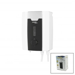 JUMBO PREMİUM ( BEYAZ ) SU ISITICI ELEKTRİKLİ ŞOFBEN ( DUŞ BAŞLIK )( 7 EMNİYET TERMOSTAT )( 3 KADEMELİ ) (8000W)*6