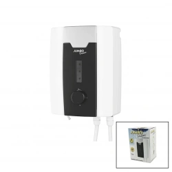 JUMBO PREMİUM ( BEYAZ ) SU ISITICI ELEKTRİKLİ ŞOFBEN ( DUŞ BAŞLIK )( 7 EMNİYET TERMOSTAT )( 3 KADEMELİ ) (8000W)*6