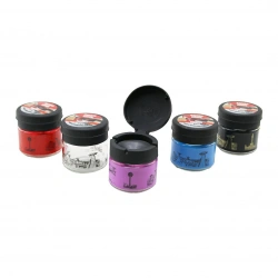 KARIŞIK DESENLİ CAM GÖVDELİ KAPAKLI KOKUSUZ KÜLLÜK*24=K