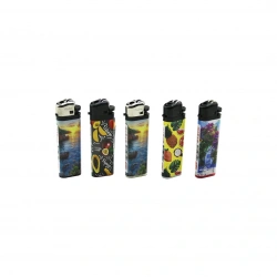 KASAİ F-4010 ( TAŞLI ) CEP ÇAKMAK ( SARGILI DESENLİ ) ( DOLDUR KULLAN TİPİ )*50X20