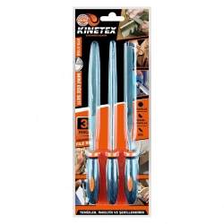 KINETEX KTX-3152 ( 3PCS ) MİNİ EĞE SETİ ( DÜZ & YUVARLAK & ÜÇGEN )*240