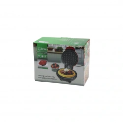 KİWİ KSM-2400W ( MİNİ ) WAFFLE MAKİNESİ ( 350W ) ( ÇAP:12CM ) (OTOMATİK TERMOSTAT) (YAPIŞMAZ PLAKA) (GÜÇ GÖSTERGE IŞIK)*12