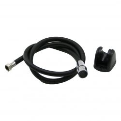 KRT-1030 ( SİYAH PLASTİK ) ( PERLATÖRLÜ ) ( TAHARETMATİK ) HORTUM ( 120CM ) ( TAHARATMATİK )*100