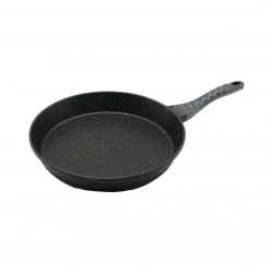 KRT-1038 ( 32CM ) DÖKÜM TAVA ( KABARTMA PİRAMİT DESENLİ BAKALİT SAP=18.2CM ) ( POŞETLİ AMBALAJ )*15