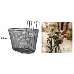 KSMART K-4629 BİSİKLET SEPETİ METAL ( 24X15CM )*30=K