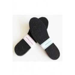 KUŞCUOĞLU KÇ-900-27049 ( DİKİŞSİZ ) ( PATİKLİK & DELİKLİ ) ( SİYAH & BAYAN ) YÜN KEÇE*12X70