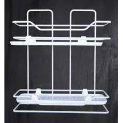 LALEZAR LZR-628 ZAMBAK 2Lİ RAF SİYAH BEYAZ*10