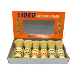 LİDER-1102 ( AHŞAP SAPLI ) SAKAL FIRÇASI*6X60