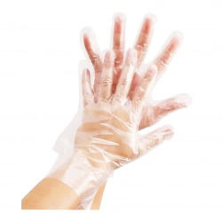MAKİTAMİ  ( 100PCS ) ( ŞEFFAF & NAYLON ) ELDİVEN TEK KULLANIMLIK ( HDPE )*100