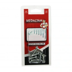 MEDALYAN DL-09 ( 3.9X22 ) MATKAP UÇLU VİDA YHB ( 22PCS )*12X10
