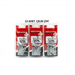 MEDALYAN DL-21 ( 4X40 ) ( 22PCS ) ( BETON ) ÇELİK ÇİVİ*12X12