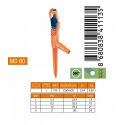 MEDALYAN MD-80 ( SAPLAMALI ) ( PVC YAPRAK ) SPRINK FİSKİYE*10X10