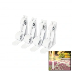 MELODY HOUSEWARE M-401 ( 4PCS ) PLASTİK & YAYLI MASA ÖRTÜSÜ MANDALI KISKACI*70