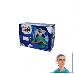 MİSS LADY-2094 ( 100PCS ) CERRAHİ & HİJYEN & AŞCI KAFA BONESİ (KUTULU PAKET)*25