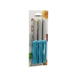NEWLİFE CLKN-2353 ( 6PCS ) ( MEYVE ) BIÇAK ( RENKLİ PLASTİK SAPLI )*120