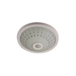 NİSALUCE E-2002 TAVAN ARMATÜR ( CAMLI  KAFES ) ( 360° HAREKET SENSÖRLÜ=5MT ALGI ) (2 ADET E27 AMPUL DUYLU )*12