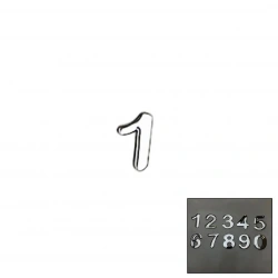 NOBEL ( NO-1 ) ( KROM ) KAPI NUMARASI YAPIŞKANLI*15X1