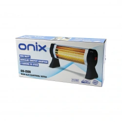 ONİX ON-1500 ( MASA ALTI ) MİNİ ISITICI SOBA ( 2 KADEMELİ ISI AYARI ) 1500W*4