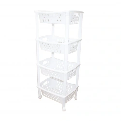 ORGANİZERS ORG-79 4 KATLI SEPET DÜZENLEYİCİ & RAF ÜNİTESİ TEKERLEKLİ ( 400X295X960MM )*10
