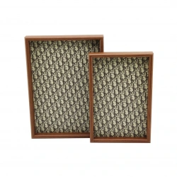 PABLITO HOME PBT-360 (DESENLİ & KAHVERENGİ) (2Lİ SET) (DİKDÖRTGEN) AHŞAP BAMBU SUNUM TEPSİ (20X30CM- 25X35CM- DERİNLİK: 2CM)*20=K