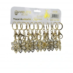 PABLİTO HOME PBT-722 METAL ANAHTARLIK ( MİX DESEN )*12X50