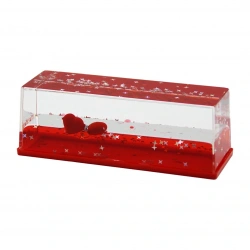 PABLITO PBT-624 (KIRMIZI SU & KALP & YILDIZ) (D.GEN MİKA) YÜZEN BATMAYAN KALP (DEKORATİF BİBLO AKVARYUM) (15X5.2X5.3CM)*48