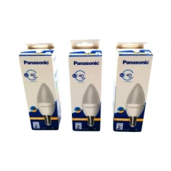PANASONİC ( SARI ) ( E14 ) ( 4.9W ) LED ( MUM ) AMPUL ( WARM WHİTE ) ( 2700K )*20X5