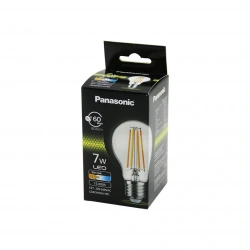PANASONİC (LDACH-07-LH-1RC) (WARM WHİTE & SARI IŞIK) (7W=60W) (E27) (RUSTİK& FİL FİLAMAN) AMPUL (806LM)(2700K)(15000H)*10X8