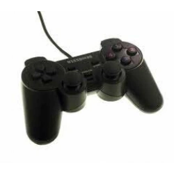 PLATOON PL-2596 ( KABLOLU ) ( PS2 MODELİ ) GAME JOYPAD PC SİYAH ANALOG OYUN KOLU*60