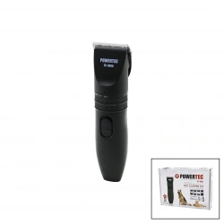 POWERTEC TR-9000 (KEDİ & KÖPEK) BAKIM SETİ (USB ŞARJLI TRAŞ MAKİNESİ) (METAL TARAK & MAKAS) (0.8-1.1-1.4-1.7-2.0MM KESİM AYARLI)*20