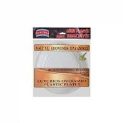 PRATİKON PR-1141 ( LÜX BÜYÜK & PLASTİK ) TABAK BEYAZ 6PCS*50=K