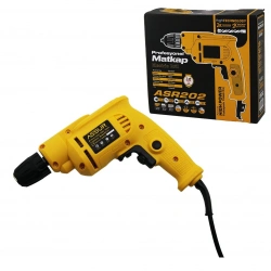 PROFESYONEL ASR-202-7131 MATKAP SIKMA & VİDALAMA ( FİŞLİ ) ( KADEMELİ HIZ AYAR ) ( OTOMATİK MANDREN ) ( 360° TUTMA KOL ) ( 580W ) ( 0.8-10MM )*10