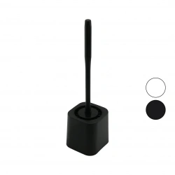 QLUX BSF-00978 ( SİLİKON ) WC & KLOZET FIRÇA SETİ ( PLASTİK SAP & HAZNE )*12=K